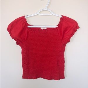 Forever 21 Red Crop Top